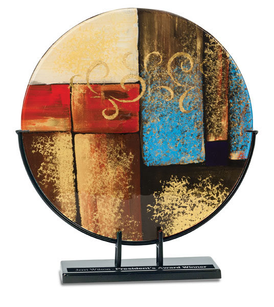 Round Art Glass