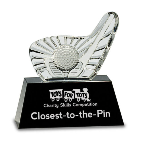 Pedestal Golf Crystal