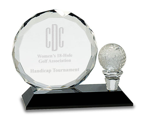 Pedestal Golf Crystal