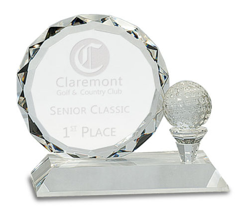 Pedestal Golf Crystal