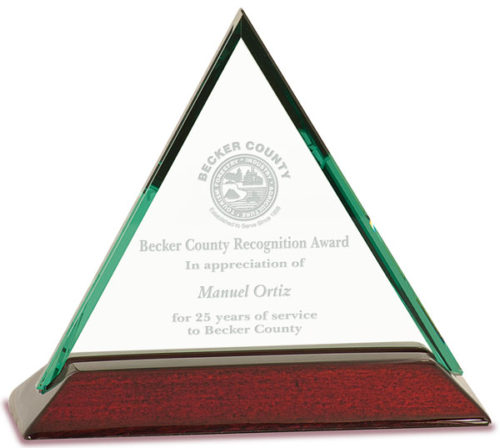 Jade Triangle Glass