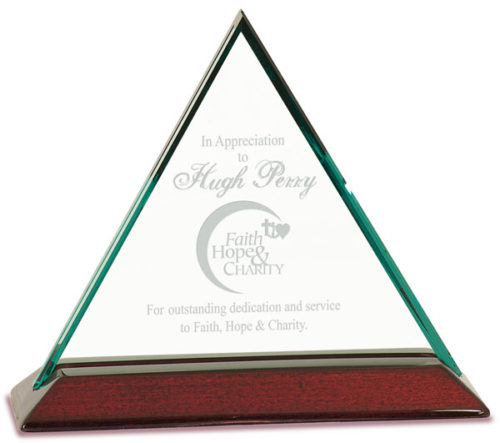Jade Triangle Glass