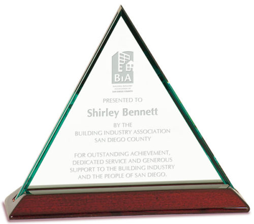 Jade Triangle Glass
