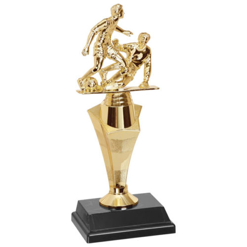 Double Action Soccer Trophy