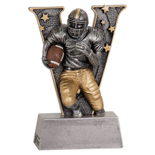 Football "V" Resin Award