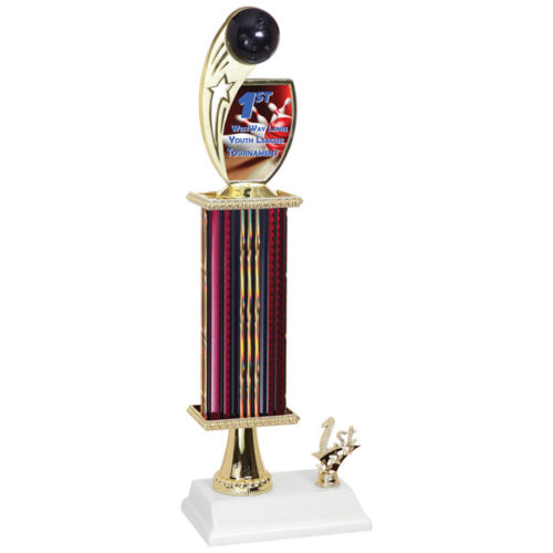 Custom Graphic Bowling Trophy