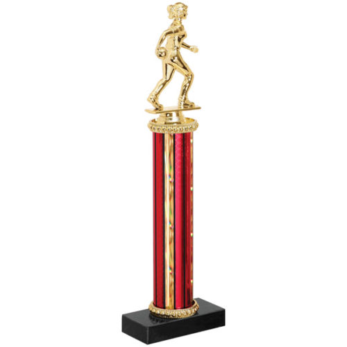 Large Bowling Trophy