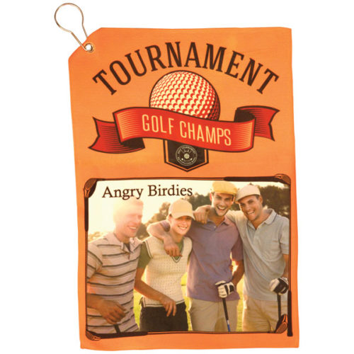 Large Custom Graphic Microfiber Golf Towel