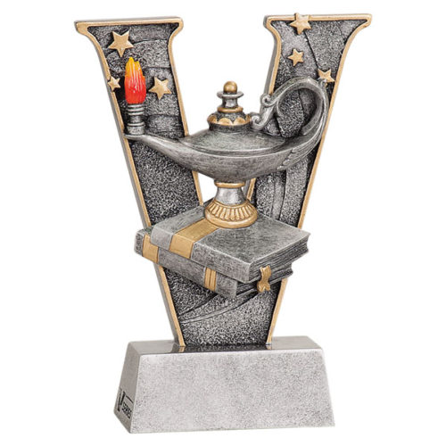 Lamp of Knowledge V Resin Award