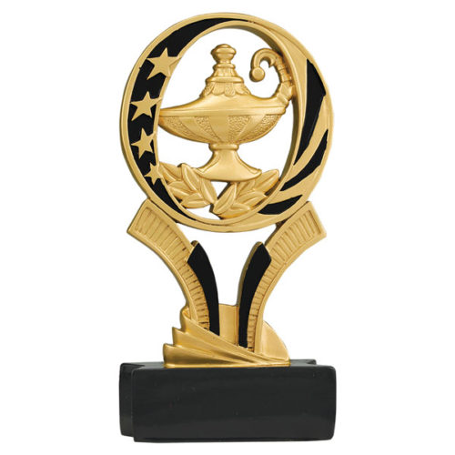 Lamp of Knowledge MidNite Star Resin Award