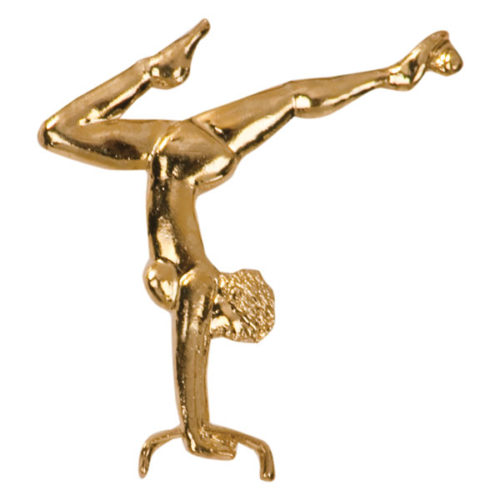 Female Gymnast Chenille Pin