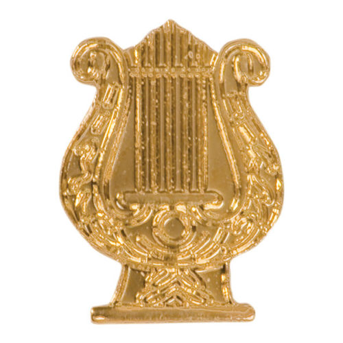 Music Lyre Chenille Pin