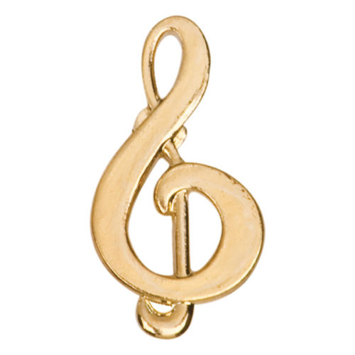 Music Treble Clef Chenille Pin