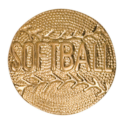 Softball Chenille Pin