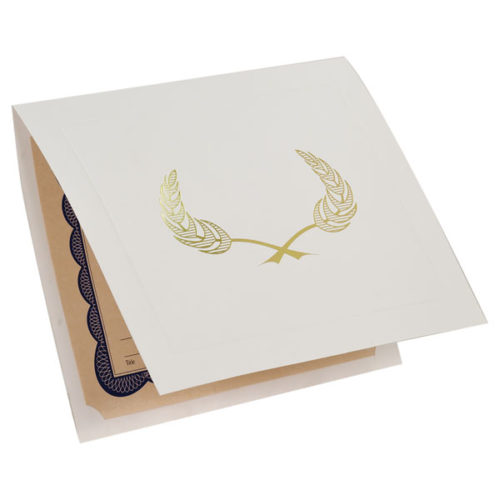 Certificate & Holder