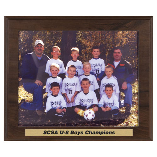 Cherry Finish Plaque with 8" x 10" Photo
