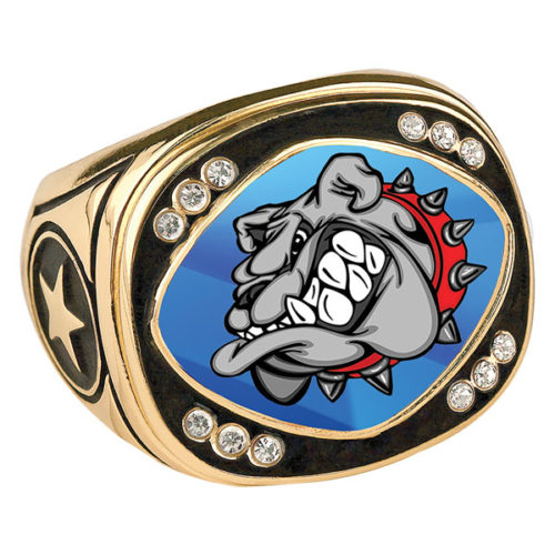 Custom Champion Ring with Bling