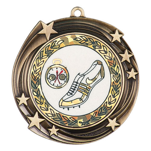 Sparkling Hologram Track Medal