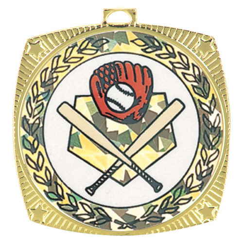 Sparkling Hologram Baseball Medal
