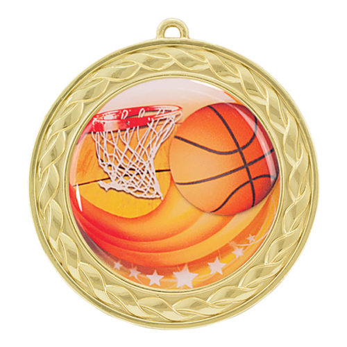 Basketball Epoxy Dome Medal