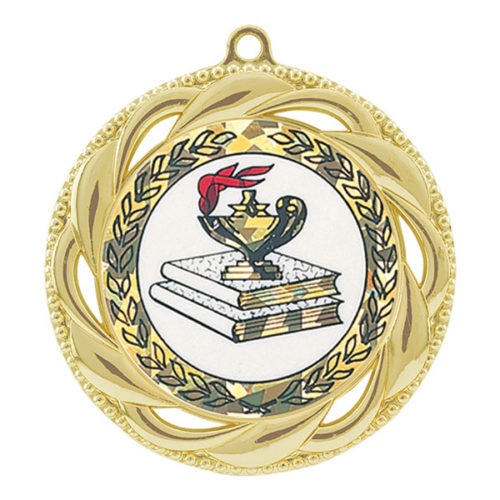 Sparkling Hologram Lamp of Knowledge Medal