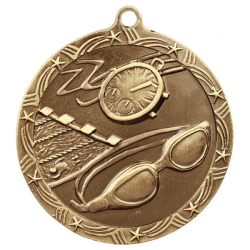 Swimming Shooting Star Medal