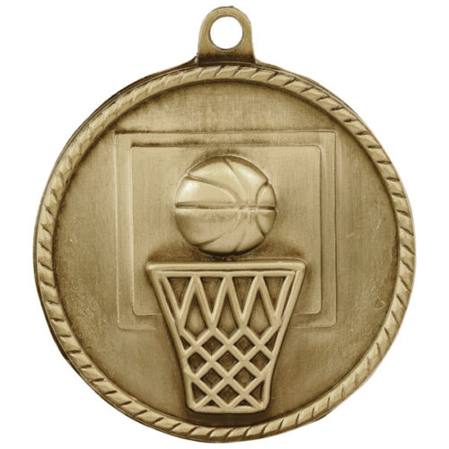 Basketball High Relief Medal