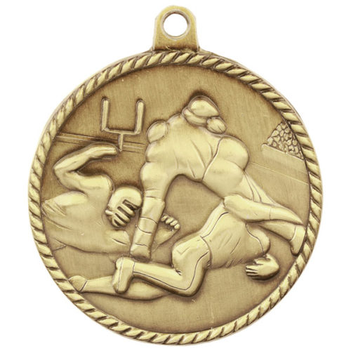 Football High Relief Medal