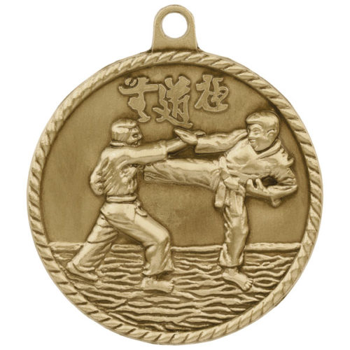 Martial Arts High Relief Medal