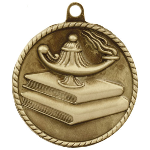 Lamp of Knowledge High Relief Medal