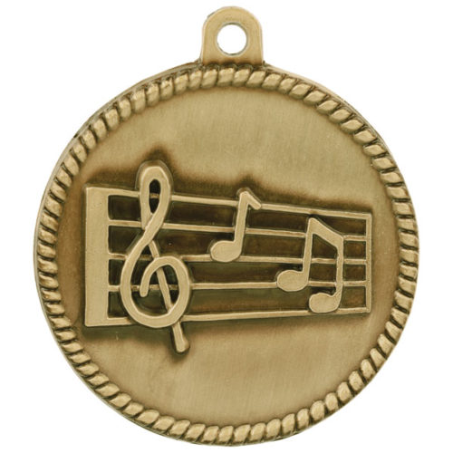 Music High Relief Medal