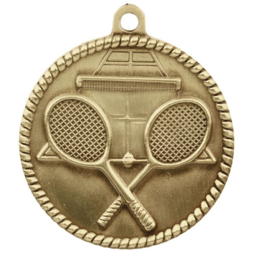 Tennis High Relief Medal