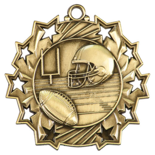 Football Ten STar Medal
