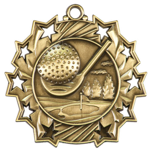 Golf Ten Star Medal