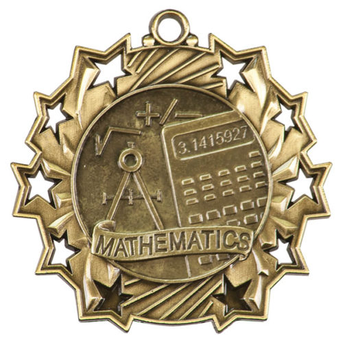 Math Ten Star Medal