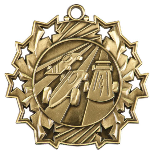 Pinewood Derby Ten Star Medal
