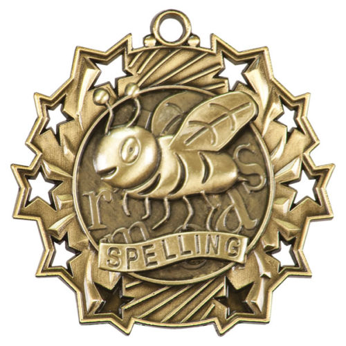 Spelling Ten Star Medal