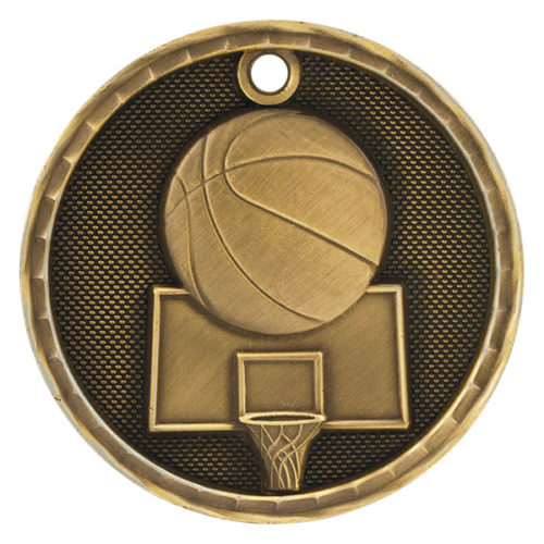 Basketball 3D Medal