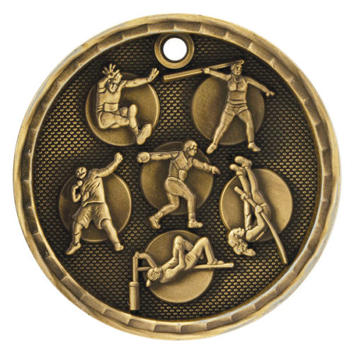 Track & Field 3d Medal