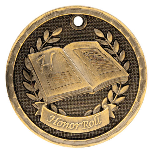 Honor Roll 3D Medal
