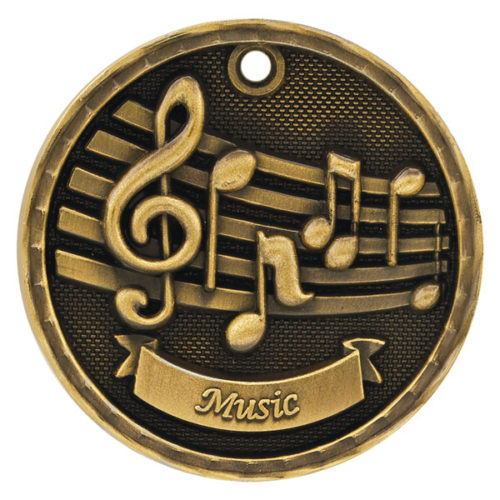 Music 3D Medal