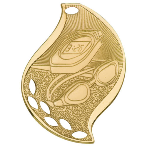 Swimming Flame Medal