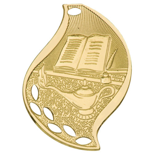 Lamp of Knowledge Flame Medal