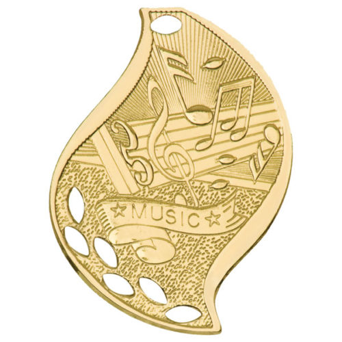Music Academic Flame Medal