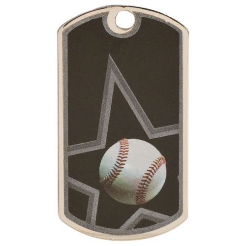 Baseball Dog Tag