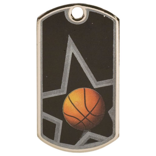 Basektball Dog Tag