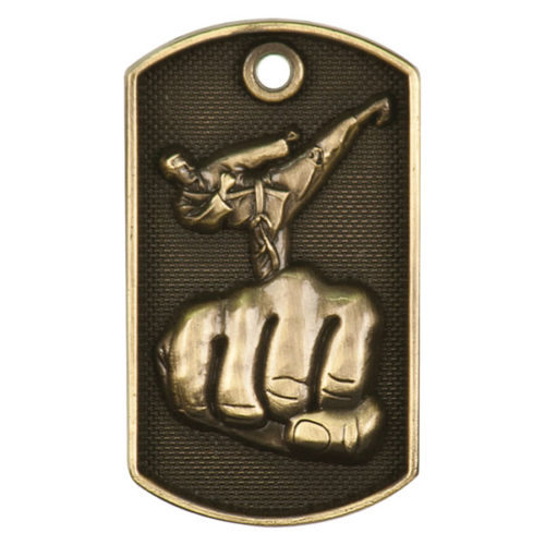 Karate 3D Dog Tag