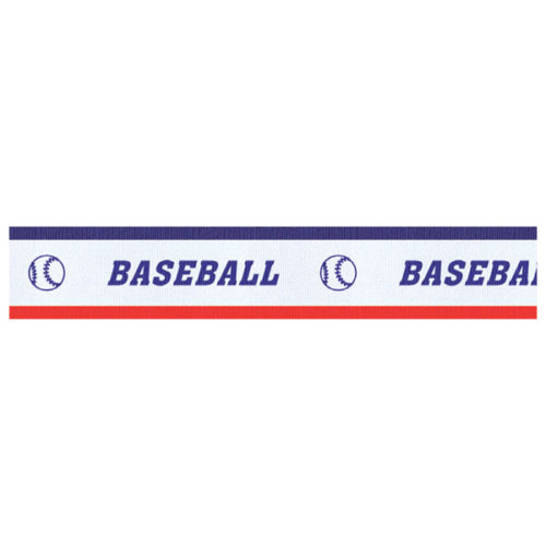 Baseball Neck Ribbon with Snap Clip
