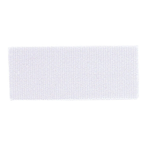 Solid White Neck Ribbon with Snap CLip