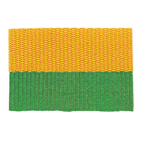 Green/Gold Neck Ribbon with Snap Clip